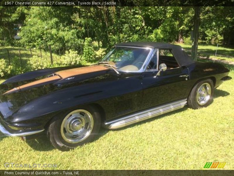 Tuxedo Black / Saddle 1967 Chevrolet Corvette 427 Convertible