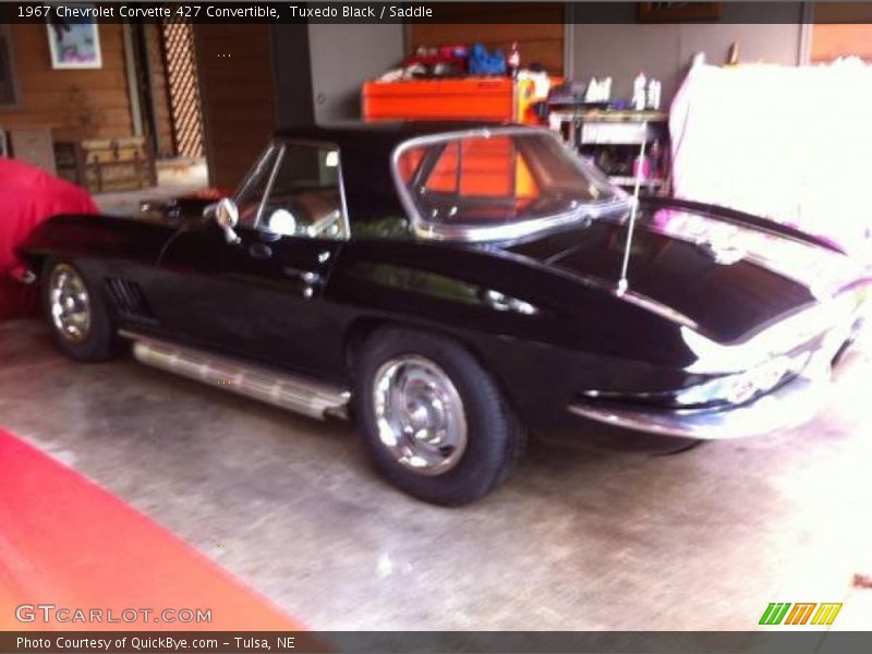 Tuxedo Black / Saddle 1967 Chevrolet Corvette 427 Convertible