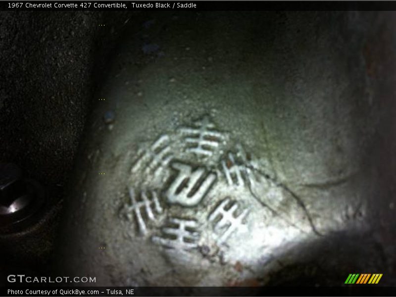 Tuxedo Black / Saddle 1967 Chevrolet Corvette 427 Convertible