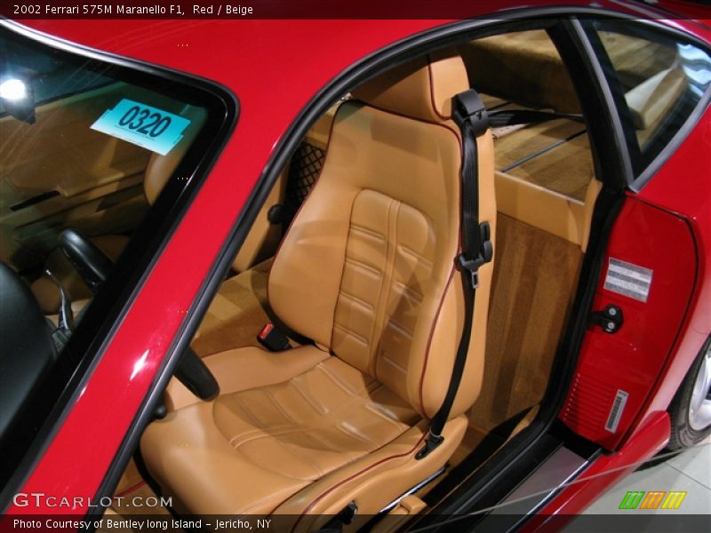 Red / Beige 2002 Ferrari 575M Maranello F1