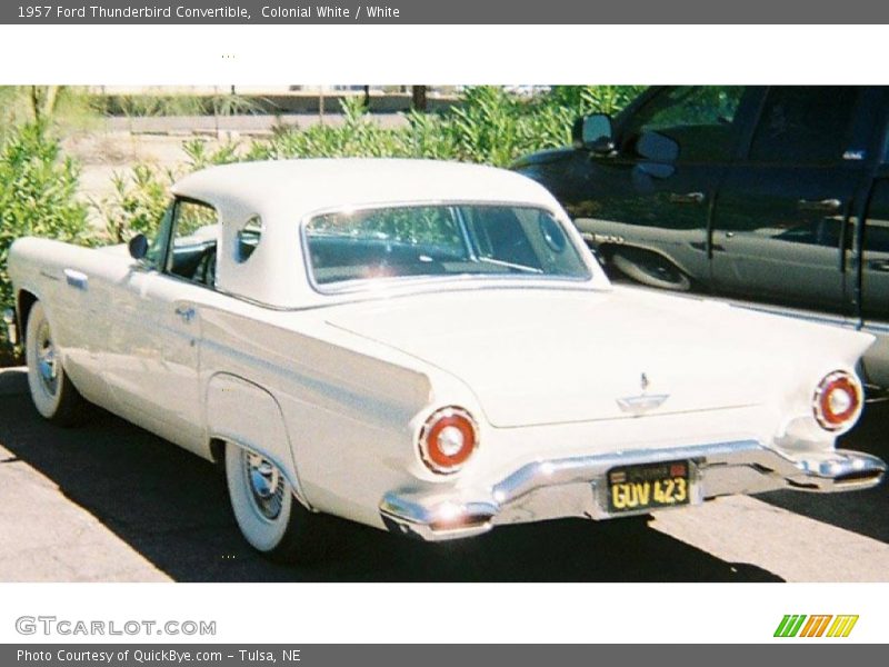 Colonial White / White 1957 Ford Thunderbird Convertible