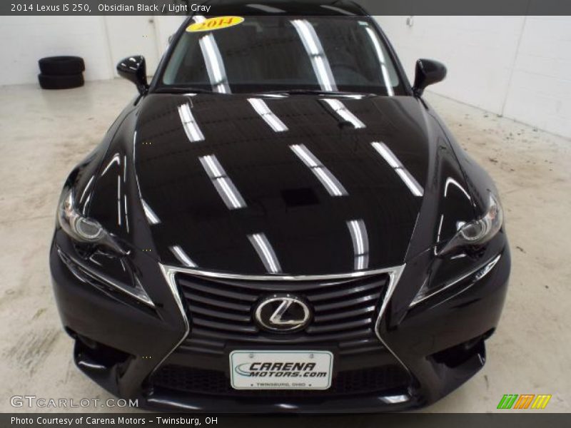 Obsidian Black / Light Gray 2014 Lexus IS 250