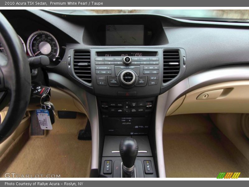 Premium White Pearl / Taupe 2010 Acura TSX Sedan