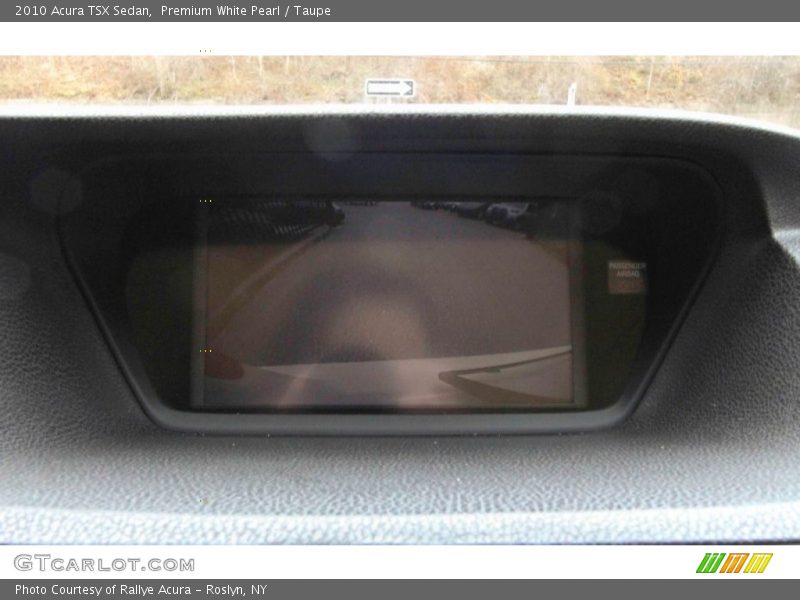 Premium White Pearl / Taupe 2010 Acura TSX Sedan