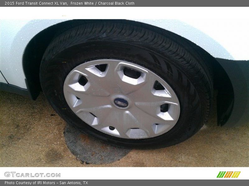 Frozen White / Charcoal Black Cloth 2015 Ford Transit Connect XL Van