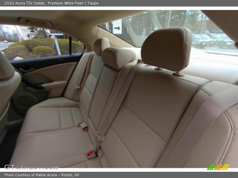 Premium White Pearl / Taupe 2010 Acura TSX Sedan
