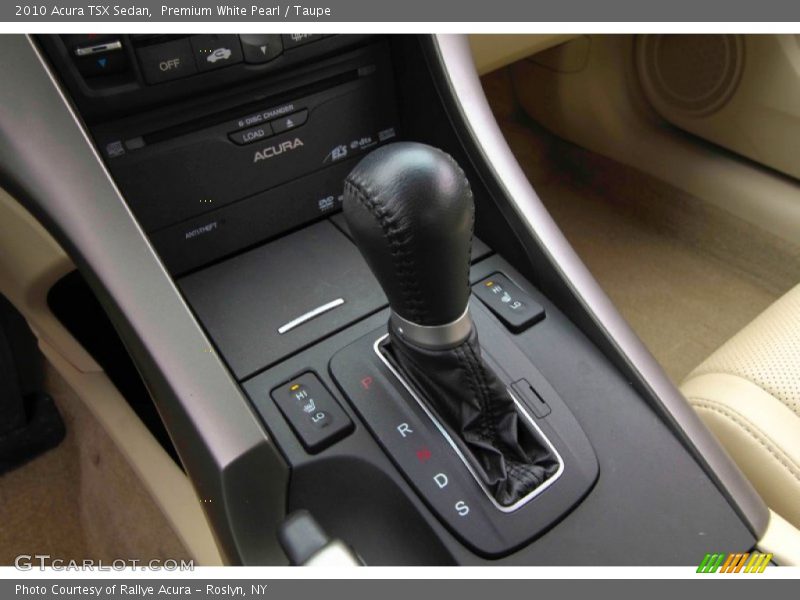 Premium White Pearl / Taupe 2010 Acura TSX Sedan