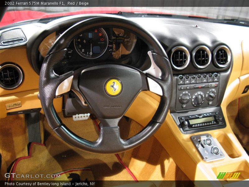 Red / Beige 2002 Ferrari 575M Maranello F1