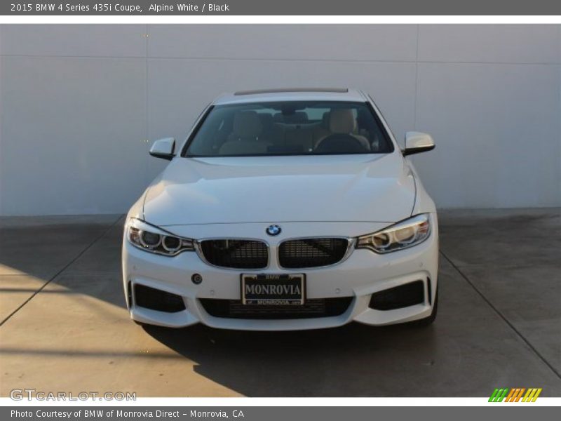 Alpine White / Black 2015 BMW 4 Series 435i Coupe