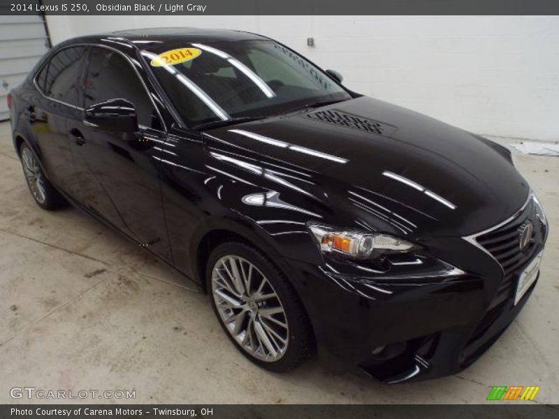 Obsidian Black / Light Gray 2014 Lexus IS 250