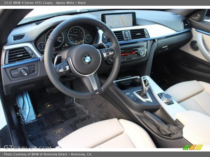 Alpine White / Black 2015 BMW 4 Series 435i Coupe
