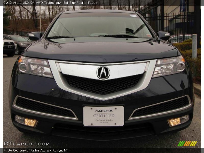 Bali Blue Pearl / Taupe 2012 Acura MDX SH-AWD Technology