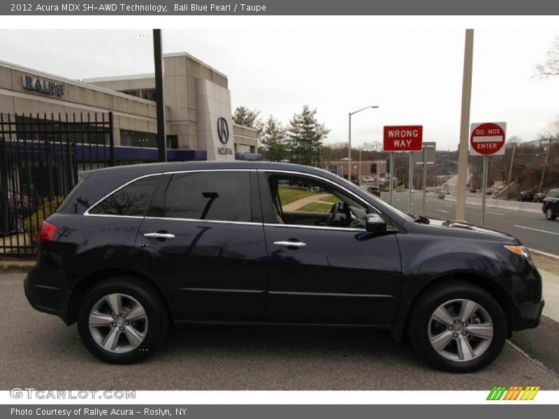Bali Blue Pearl / Taupe 2012 Acura MDX SH-AWD Technology