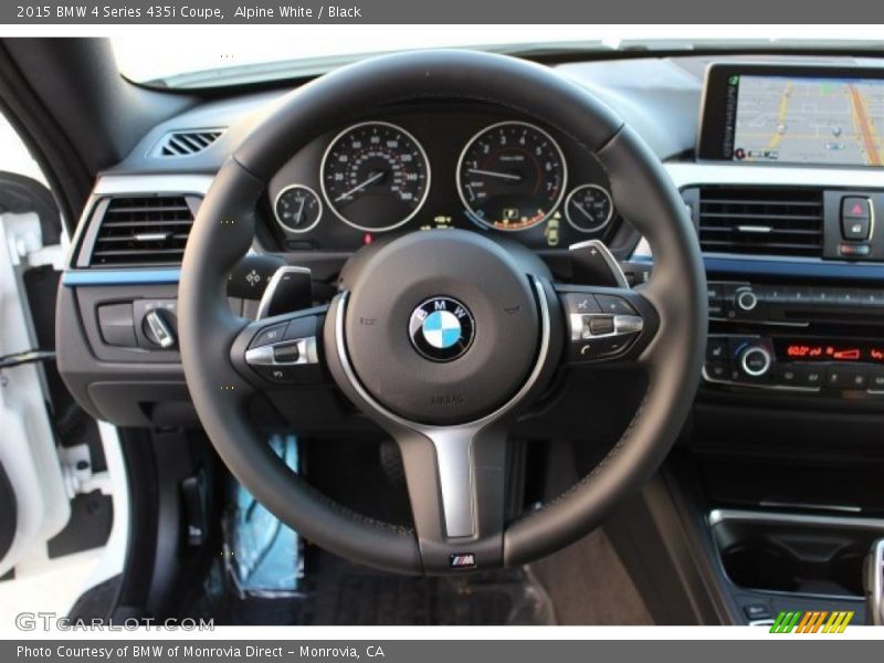 Alpine White / Black 2015 BMW 4 Series 435i Coupe