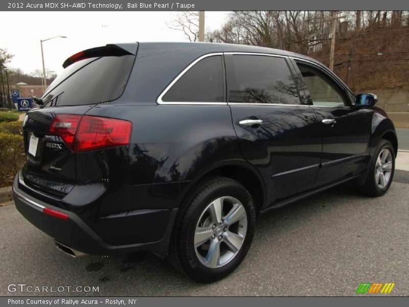 Bali Blue Pearl / Taupe 2012 Acura MDX SH-AWD Technology