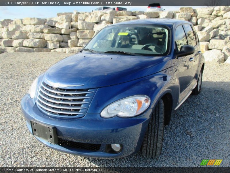 Deep Water Blue Pearl / Pastel Slate Gray 2010 Chrysler PT Cruiser Classic