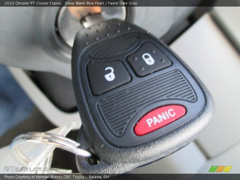 Deep Water Blue Pearl / Pastel Slate Gray 2010 Chrysler PT Cruiser Classic