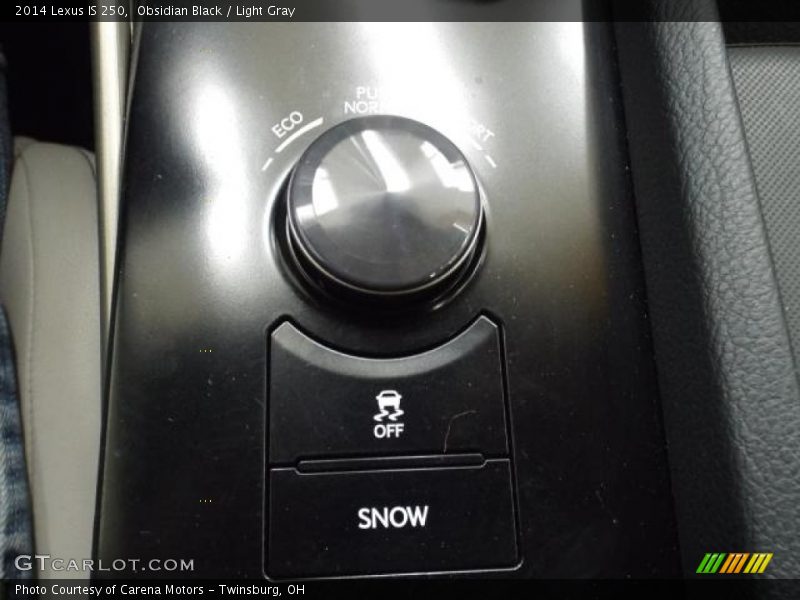 Obsidian Black / Light Gray 2014 Lexus IS 250