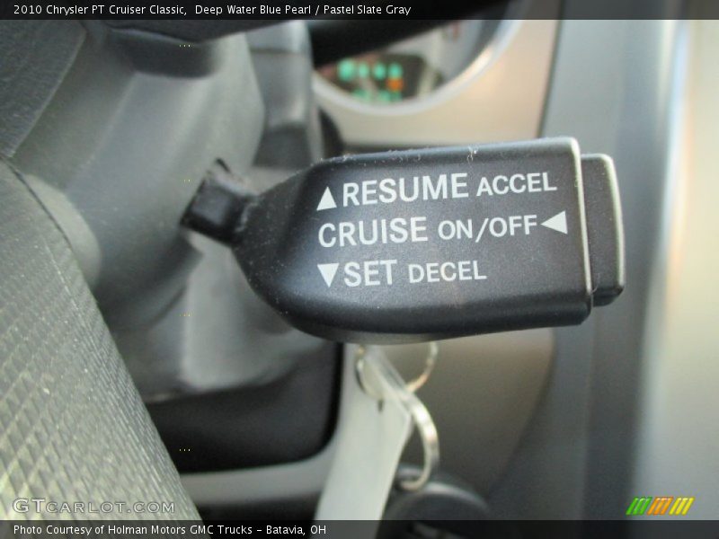 Deep Water Blue Pearl / Pastel Slate Gray 2010 Chrysler PT Cruiser Classic