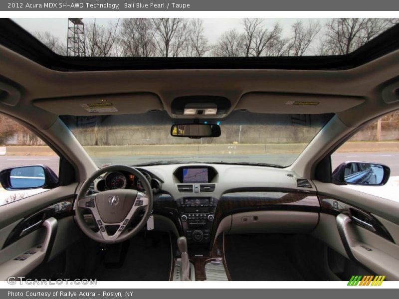 Bali Blue Pearl / Taupe 2012 Acura MDX SH-AWD Technology