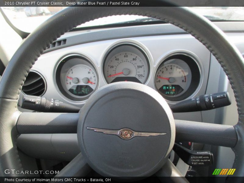 Deep Water Blue Pearl / Pastel Slate Gray 2010 Chrysler PT Cruiser Classic