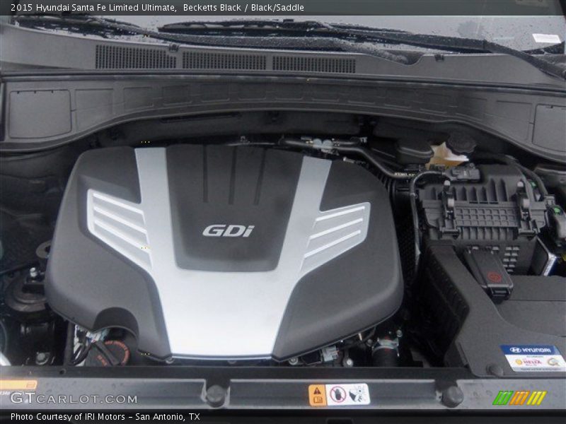 Becketts Black / Black/Saddle 2015 Hyundai Santa Fe Limited Ultimate