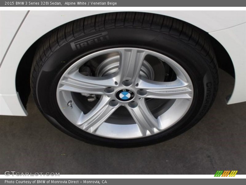 Alpine White / Venetian Beige 2015 BMW 3 Series 328i Sedan