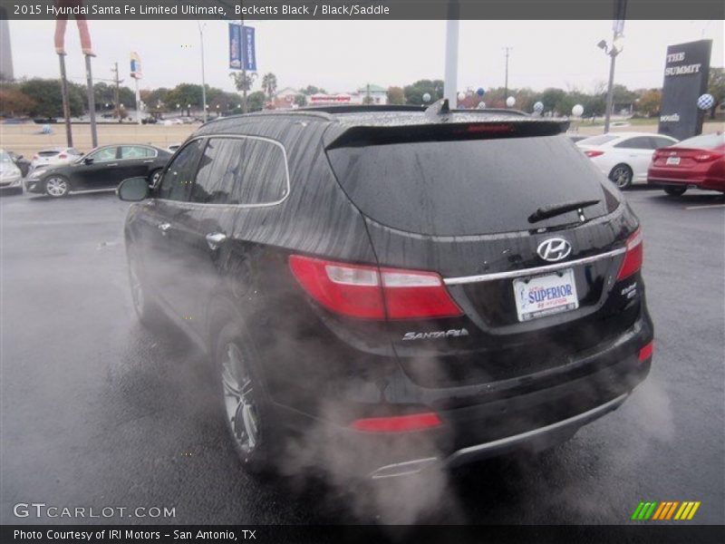 Becketts Black / Black/Saddle 2015 Hyundai Santa Fe Limited Ultimate