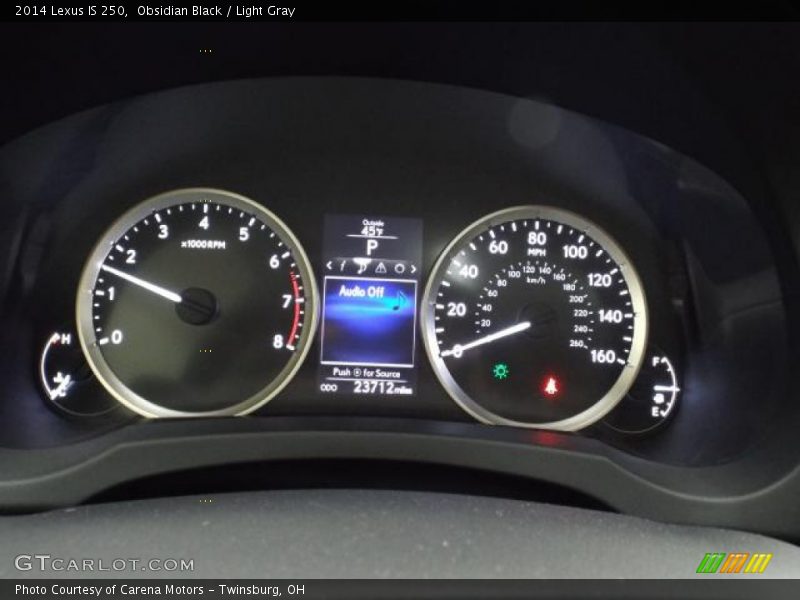 Obsidian Black / Light Gray 2014 Lexus IS 250
