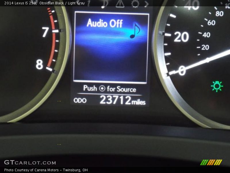 Obsidian Black / Light Gray 2014 Lexus IS 250