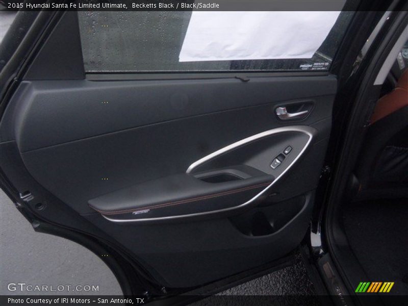 Becketts Black / Black/Saddle 2015 Hyundai Santa Fe Limited Ultimate