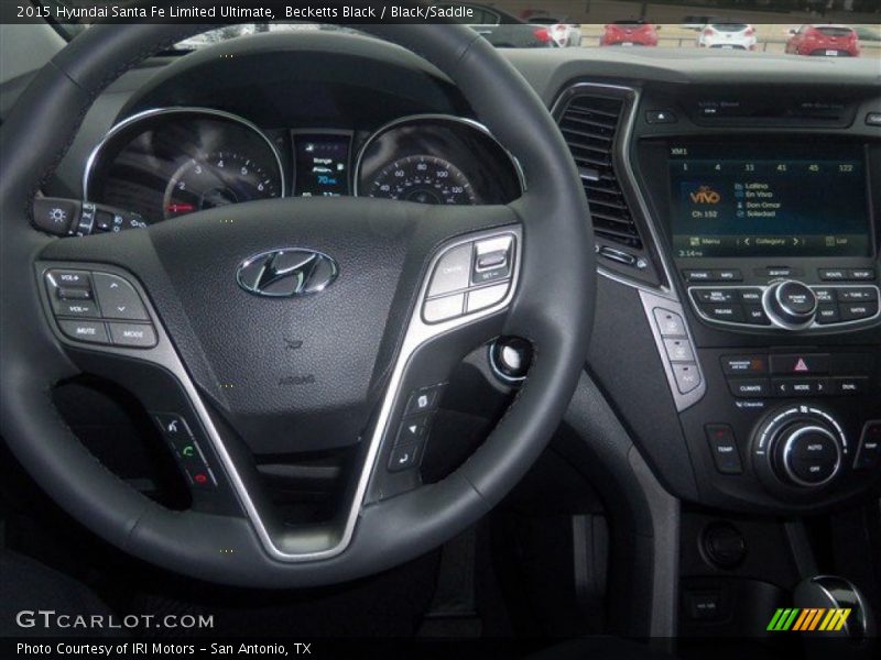 Becketts Black / Black/Saddle 2015 Hyundai Santa Fe Limited Ultimate