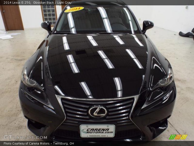 Obsidian Black / Light Gray 2014 Lexus IS 250