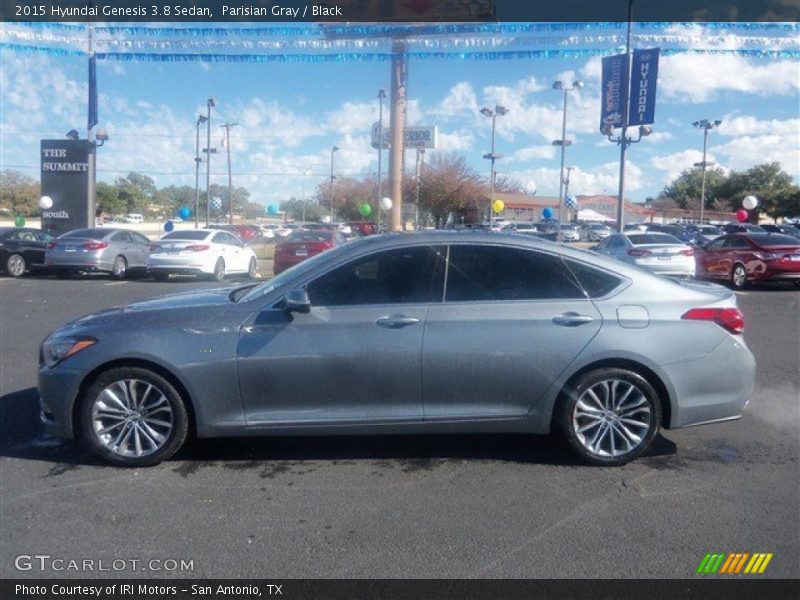 Parisian Gray / Black 2015 Hyundai Genesis 3.8 Sedan
