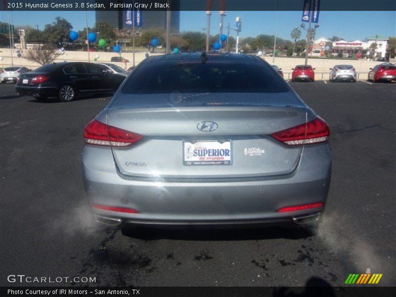 Parisian Gray / Black 2015 Hyundai Genesis 3.8 Sedan