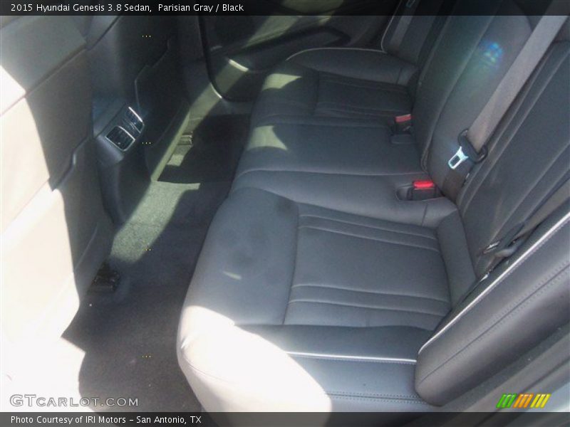 Parisian Gray / Black 2015 Hyundai Genesis 3.8 Sedan