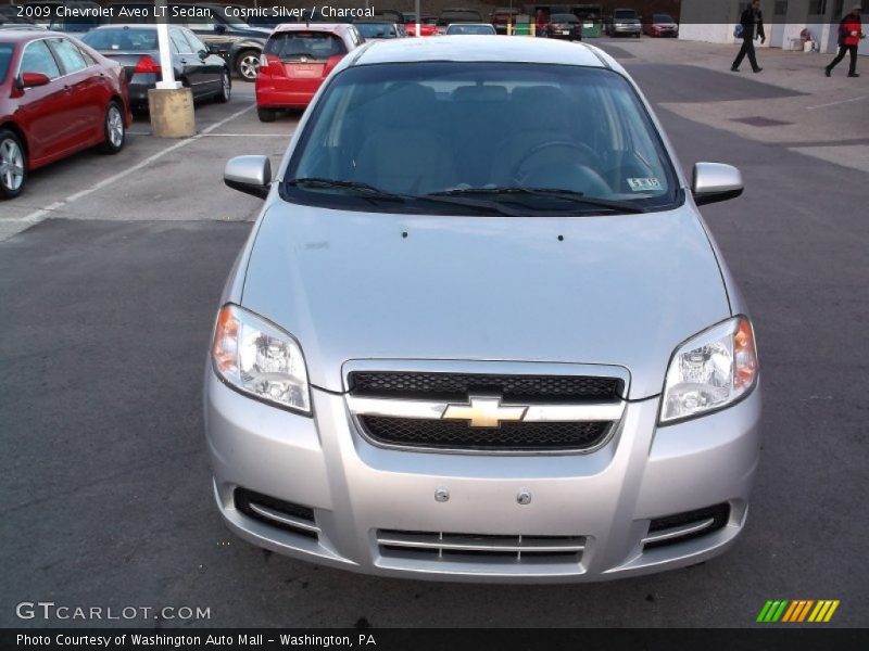 Cosmic Silver / Charcoal 2009 Chevrolet Aveo LT Sedan