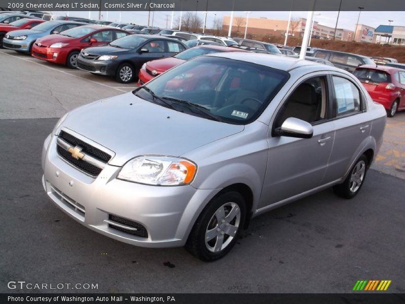 Cosmic Silver / Charcoal 2009 Chevrolet Aveo LT Sedan