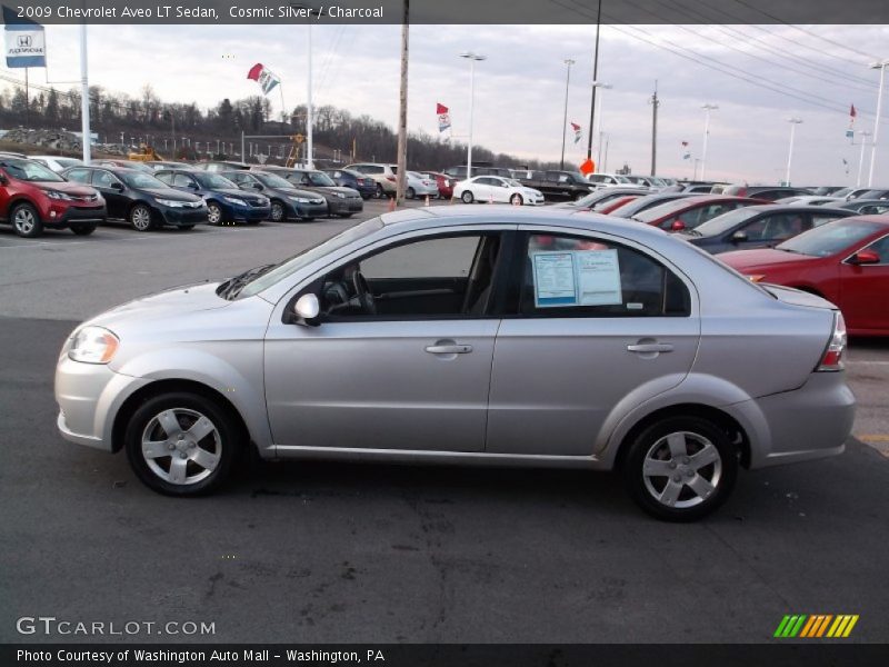 Cosmic Silver / Charcoal 2009 Chevrolet Aveo LT Sedan