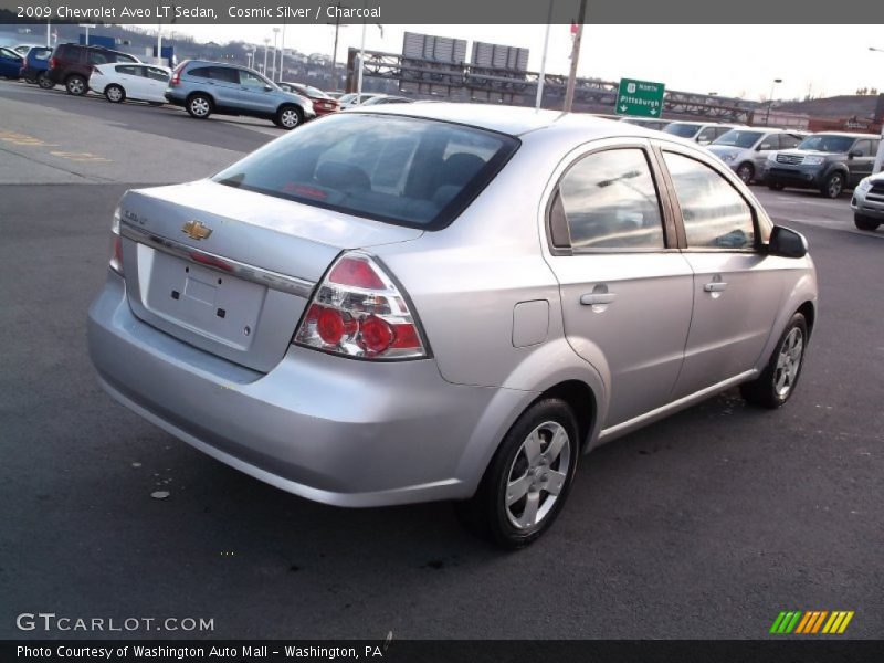Cosmic Silver / Charcoal 2009 Chevrolet Aveo LT Sedan