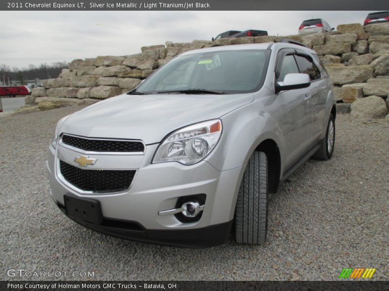 Silver Ice Metallic / Light Titanium/Jet Black 2011 Chevrolet Equinox LT