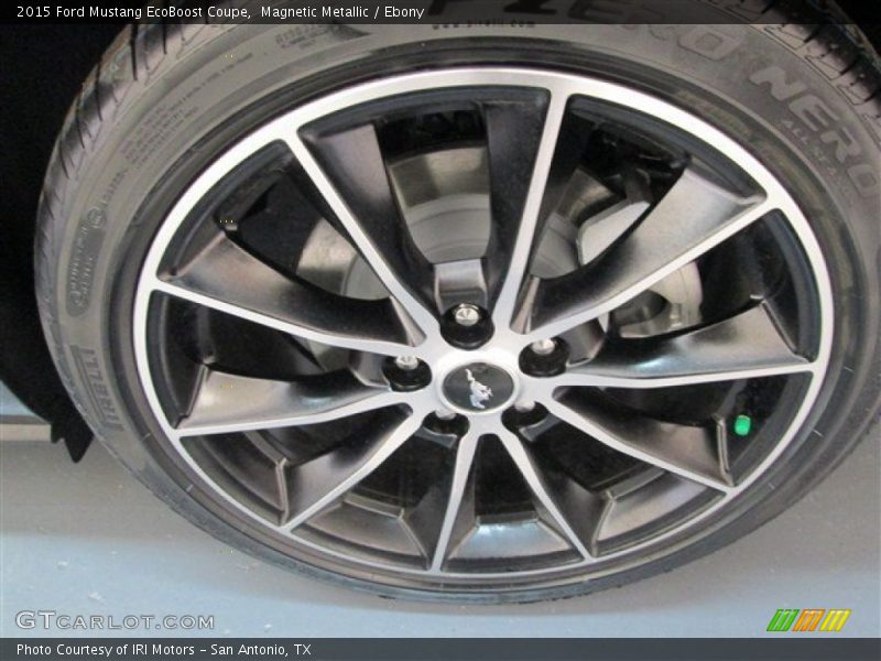 Magnetic Metallic / Ebony 2015 Ford Mustang EcoBoost Coupe