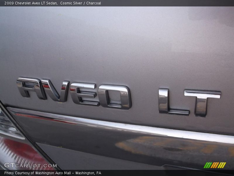 Cosmic Silver / Charcoal 2009 Chevrolet Aveo LT Sedan