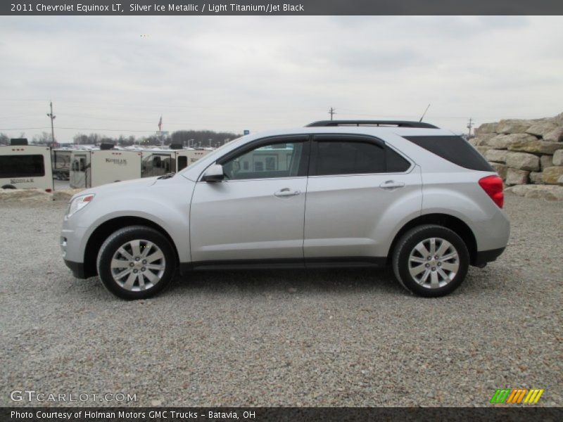 Silver Ice Metallic / Light Titanium/Jet Black 2011 Chevrolet Equinox LT