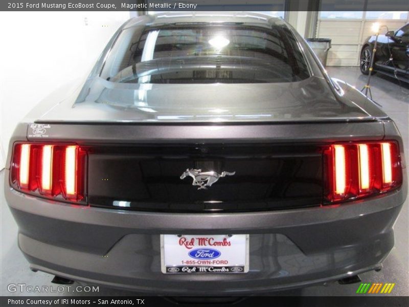 Magnetic Metallic / Ebony 2015 Ford Mustang EcoBoost Coupe