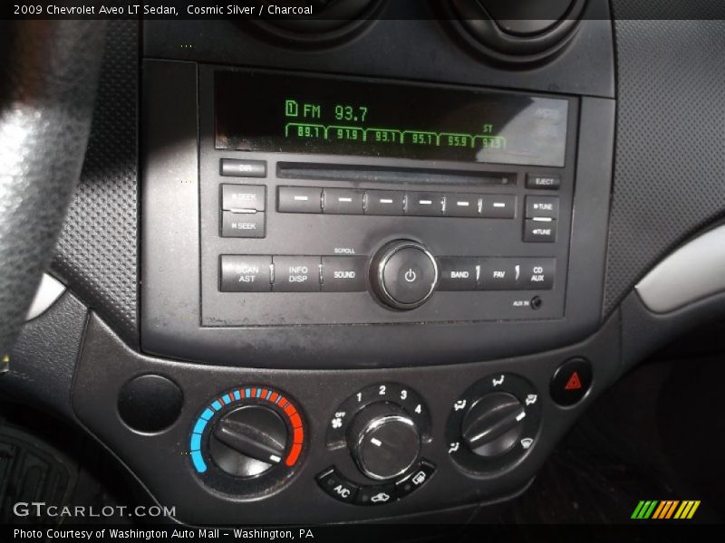 Cosmic Silver / Charcoal 2009 Chevrolet Aveo LT Sedan