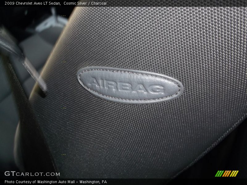 Cosmic Silver / Charcoal 2009 Chevrolet Aveo LT Sedan
