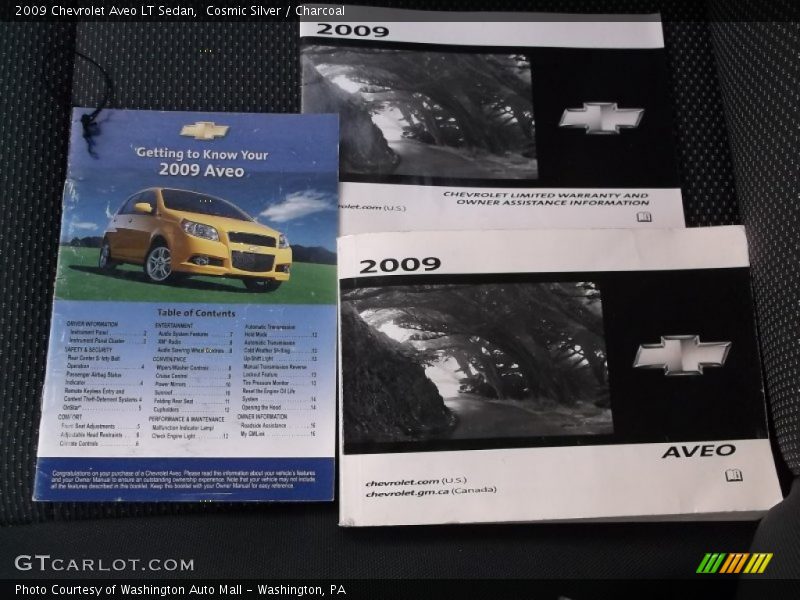 Cosmic Silver / Charcoal 2009 Chevrolet Aveo LT Sedan