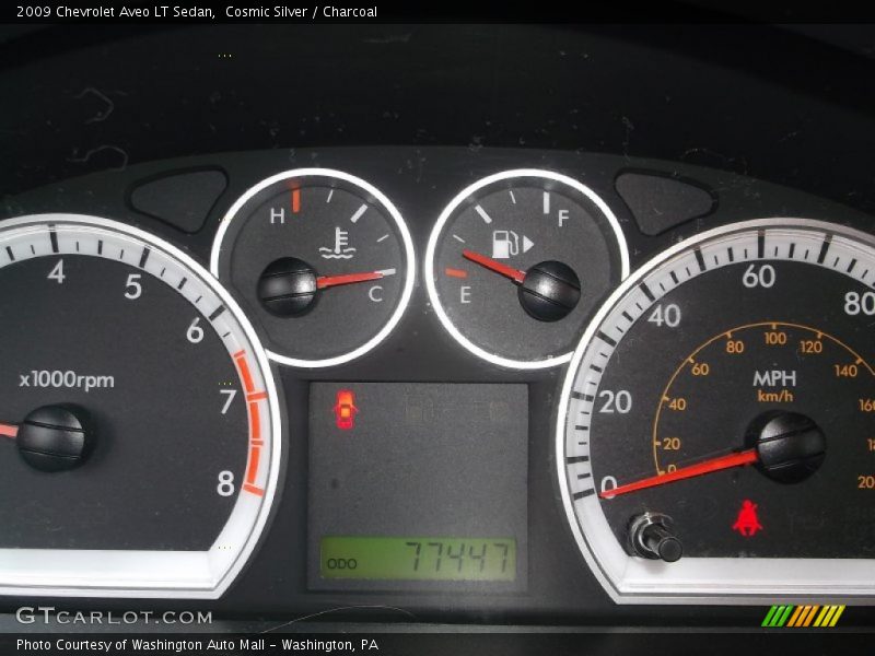 Cosmic Silver / Charcoal 2009 Chevrolet Aveo LT Sedan