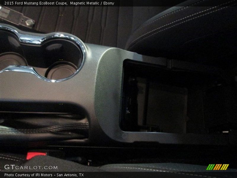 Magnetic Metallic / Ebony 2015 Ford Mustang EcoBoost Coupe